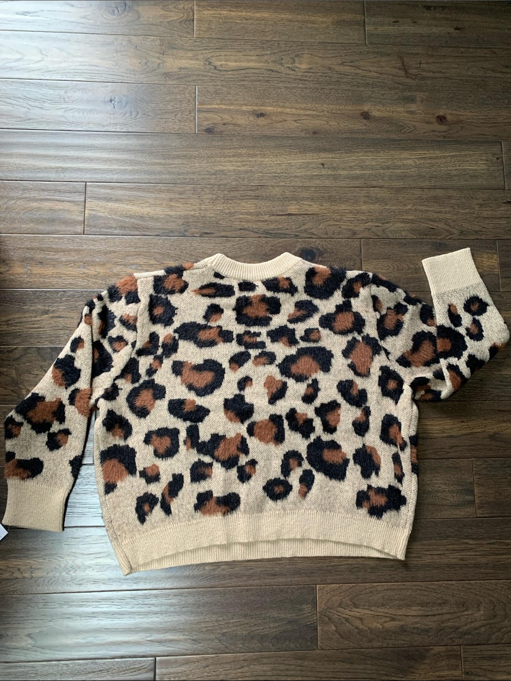 Grace Karma Stylish & Elegant Women’sLeopard-Print Crewneck Sweater. NWT.Size:XL - Picture 9 of 9